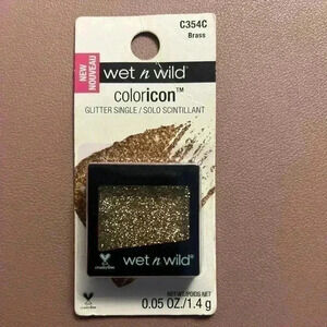 Wet N Wild Color icon Glitter Single C354C Color Golden Brass